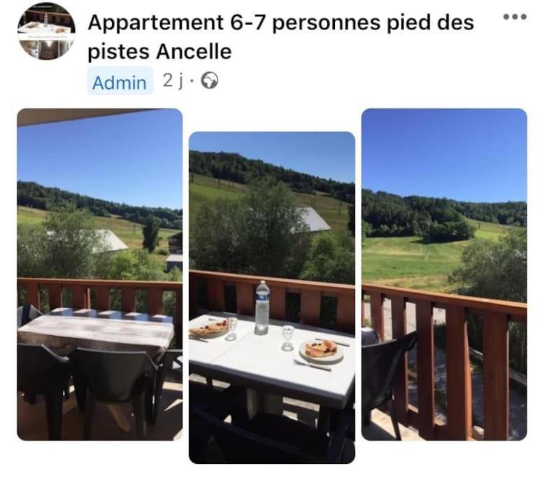 Appart Tres Ensoleille 5-6 Pers Au Pied Des Pistes Ancelle Exterior photo